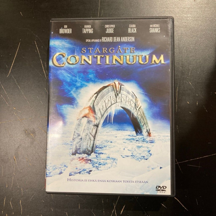 Stargate - Continuum DVD (M-/M-) -seikkailu/sci-fi-